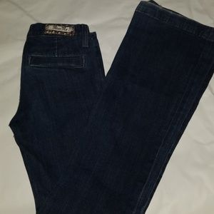MISS ME Indigo  Flare JP4508 Dark Rinse